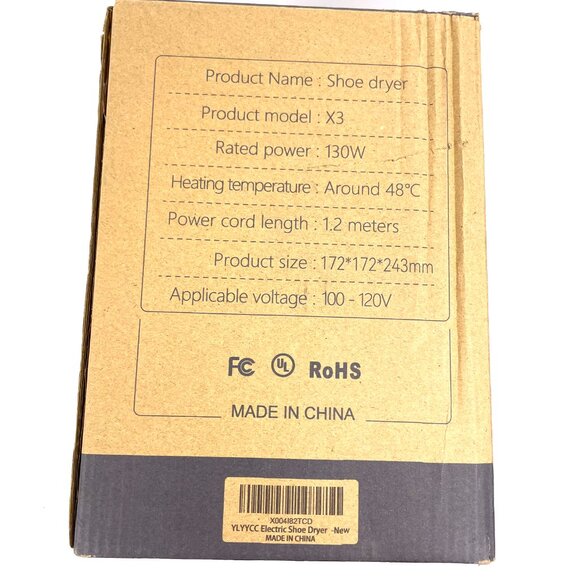 Shoe Dryer With 2 Gear Heat Blower and Timer with 4 Drying Ports 150W - Picture 8 of 13